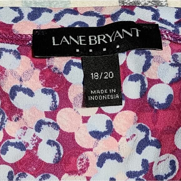 Lane Bryant bubbles soft flowy shirt plus size 18 20 2X - Picture 7 of 7